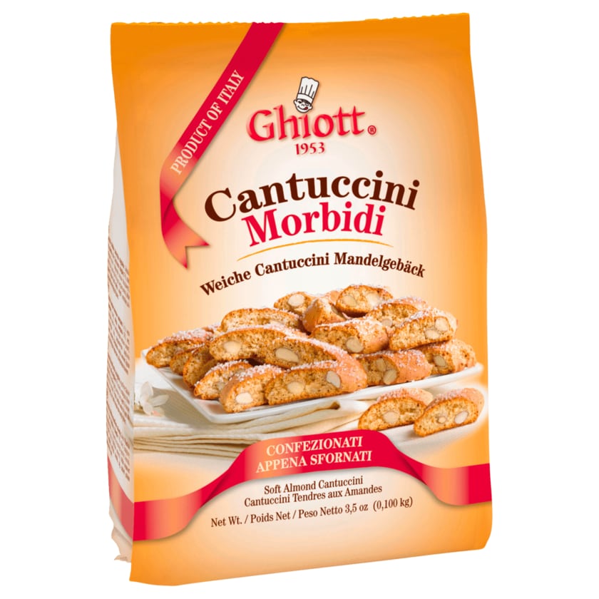 Ghiott Cantuccini Morbidi Weiche Cantuccini Mandelgebäck 100g